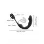 Silikonowy masażer prostaty z podwójnym pierścieniem Dorcel 18 cm - 7