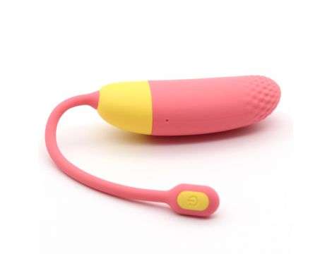 Wibrujące jajko Vini sterowane aplikacją Magic Motion pomarańczowe USB
