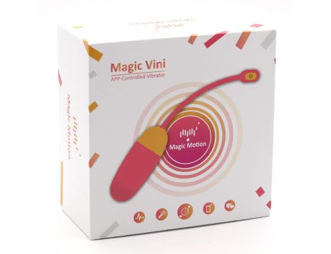 Wibrujące jajko Vini sterowane aplikacją Magic Motion pomarańczowe USB - 5