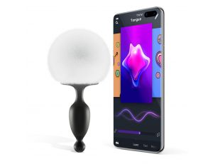Korek analny Magic Motion z ogonkiem króliczym sterowany aplikacją