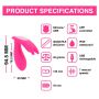 Wibrator analny noszony Magic Motion Eidolon z appką dwa silniki 8,6 cm - 6