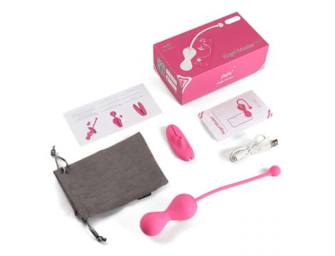 Kulki keglowe Magic Motion Kegel Master różowe z aplikacją - 6