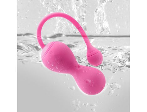 Kulki keglowe Magic Motion Kegel Master różowe z aplikacją - 11