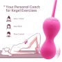 Kulki keglowe Magic Motion Kegel Master różowe z aplikacją - 6