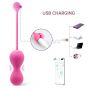 Kulki keglowe Magic Motion Kegel Master różowe z aplikacją - 9