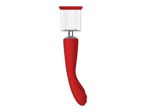 Pompka ssąca Dream Toys Red Revolution Georgia z wibratorem - 5