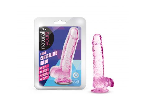 Realistyczne dildo Naturally Yours 15 cm różowe Blush - 15