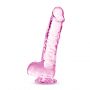 Realistyczne dildo Naturally Yours 15 cm różowe Blush - 3