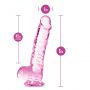 Realistyczne dildo Naturally Yours 15 cm różowe Blush - 12