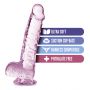 Realistyczne dildo Naturally Yours 15 cm różowe Blush - 14