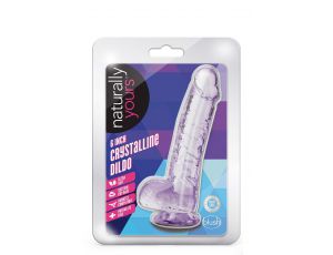Dildo TPE Naturally Yours ametyst 15 cm