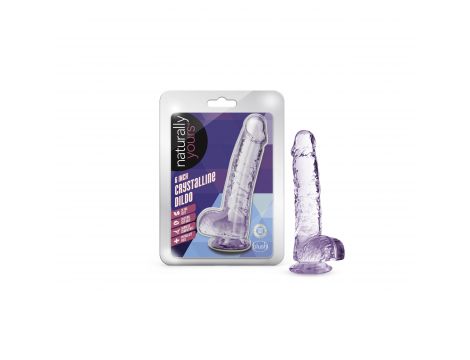 Dildo TPE Naturally Yours ametyst 15 cm - 15