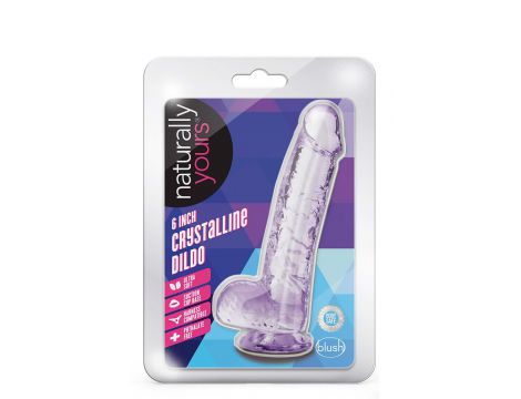 Dildo TPE Naturally Yours ametyst 15 cm