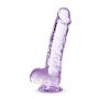 Dildo TPE Naturally Yours ametyst 15 cm - 3