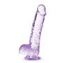 Dildo TPE Naturally Yours ametyst 15 cm - 4