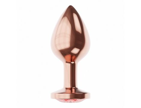 Korek analny Diamond Shine S różowe złoto Lola Games - 2