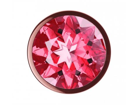 Korek analny Diamond Shine S różowe złoto Lola Games - 3
