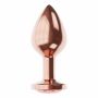 Korek analny Diamond Shine S różowe złoto Lola Games - 3