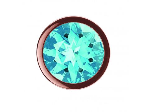 Korek analny Diamond Shine L Lola Games różowe złoto 8,3 cm - 3