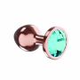 Korek analny Diamond Shine L Lola Games różowe złoto 8,3 cm - 2