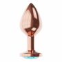 Korek analny Diamond Shine L Lola Games różowe złoto 8,3 cm - 3