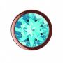 Korek analny Diamond Shine L Lola Games różowe złoto 8,3 cm - 4