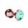 Korek analny Diamond Shine L Lola Games różowe złoto 8,3 cm