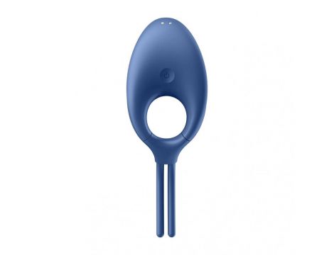 Pierścień wibrujący Satisfyer Swordsman niebieski USB - 4