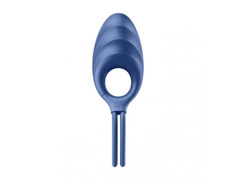 Pierścień wibrujący Satisfyer Swordsman niebieski USB - 7