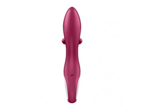 Wibrator punktu G Satisfyer Embrace Me silikonowy czerwony 20,5 cm - 3