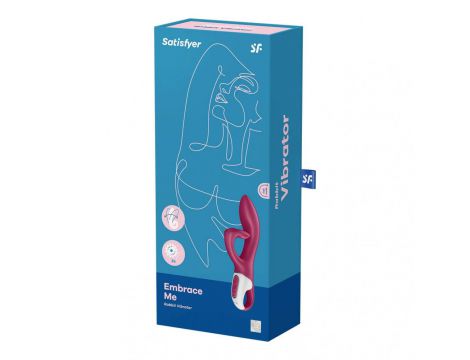 Wibrator punktu G Satisfyer Embrace Me silikonowy czerwony 20,5 cm - 8