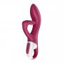 Wibrator punktu G Satisfyer Embrace Me silikonowy czerwony 20,5 cm - 2