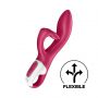 Wibrator punktu G Satisfyer Embrace Me silikonowy czerwony 20,5 cm - 7