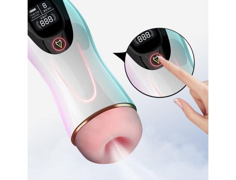 Masturbator wibrujący B Series Fox 8 trybów interaktywny USB - 11