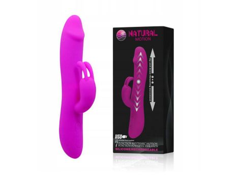 Wibrator króliczek Pretty Love Natural Motion posuwisty 20 cm USB