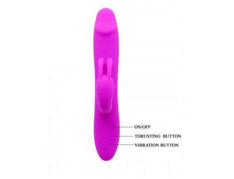 Wibrator króliczek Pretty Love Natural Motion posuwisty 20 cm USB - 10