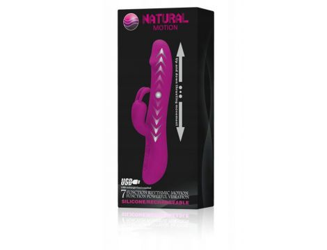 Wibrator króliczek Pretty Love Natural Motion posuwisty 20 cm USB - 14