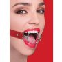 Knebel ring gag Ouch XL czerwony - 2