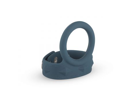 Pierścień erekcyjny na penisa i jądra Boners silikonowy regulowany L 22 cm - 2