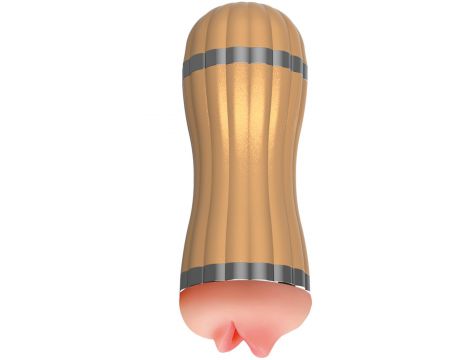 Masturbator Bevis realistyczny z wibracją 36 funkcji USB 22 cm - 2