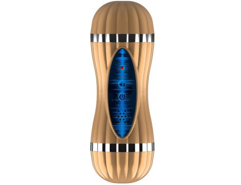 Masturbator Bevis realistyczny z wibracją 36 funkcji USB 22 cm - 5