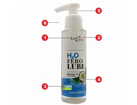 Lubrykant z feromonami LoveStim kokosowy 100ml - 4