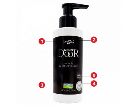 Żel analny dla mężczyzn LoveStim Men Door 150 ml - 9