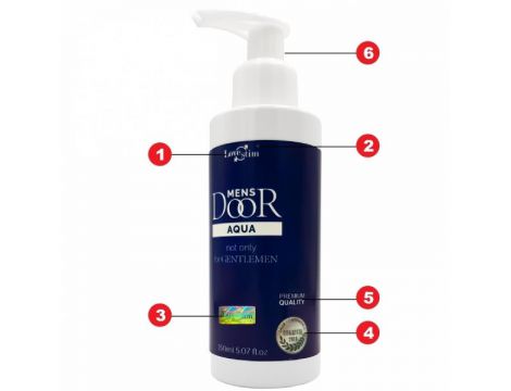 Żel analny dla mężczyzn LoveStim Mens Door Aqua 150ml - 5