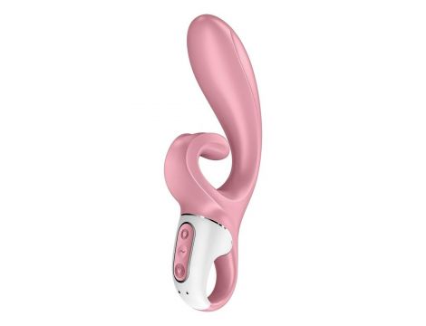 Wibrator punktu G Satisfyer Hug Me różowy silikonowy z aplikacją USB - 2