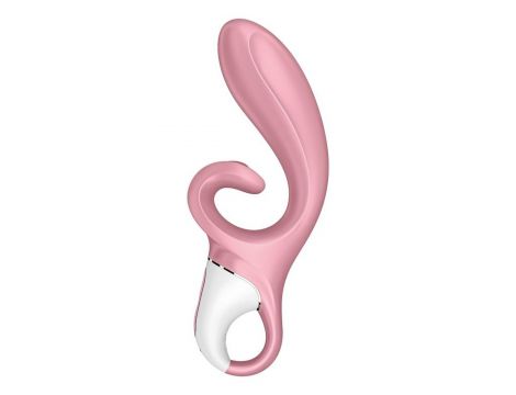 Wibrator punktu G Satisfyer Hug Me różowy silikonowy z aplikacją USB - 3