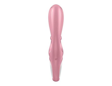 Wibrator punktu G Satisfyer Hug Me różowy silikonowy z aplikacją USB - 4