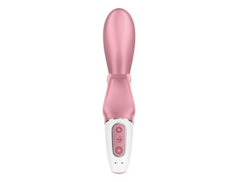 Wibrator punktu G Satisfyer Hug Me różowy silikonowy z aplikacją USB - 6