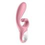 Wibrator punktu G Satisfyer Hug Me różowy silikonowy z aplikacją USB - 6