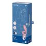Wibrator punktu G Satisfyer Hug Me różowy silikonowy z aplikacją USB - 2
